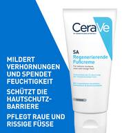 Regenerierende Fußcreme fur extrem trockene Haut