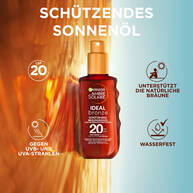 Ambre Solaire Ideal Bronze Schutzendes Braunungsol LSF20 150ml