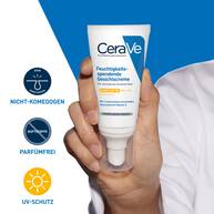 CeraVe Feuchtigkeitsspendende Gesichtscreme mit LSF 50 fur normale bis trockene Haut